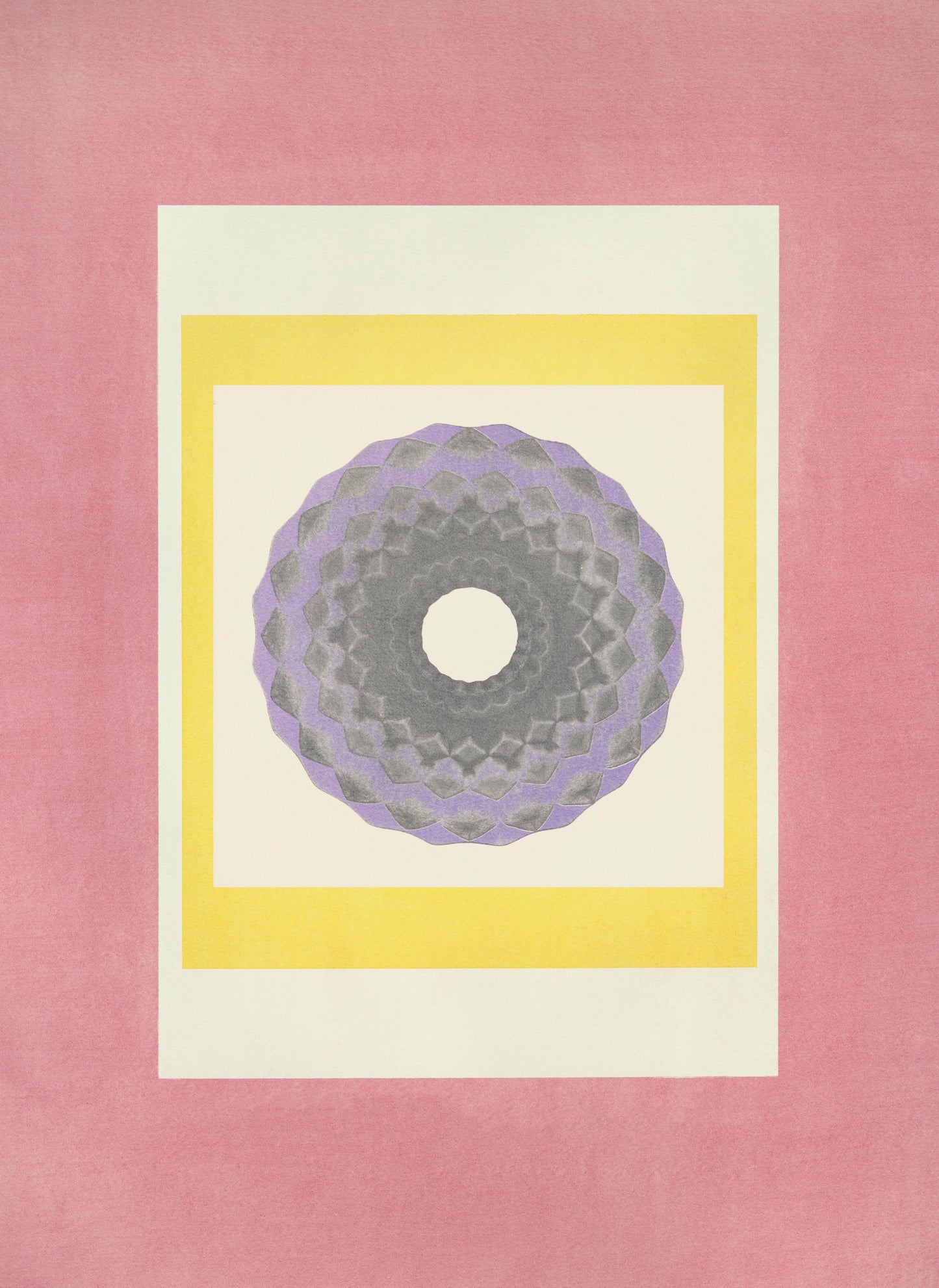 Tropical Bauhaus III - Mandala Print