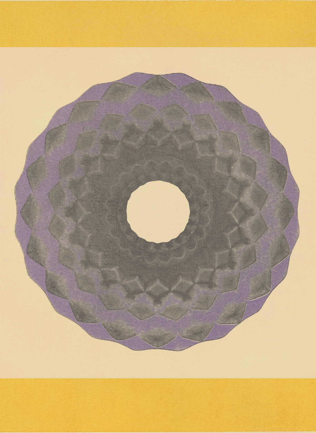 Tropical Bauhaus III - Mandala Print