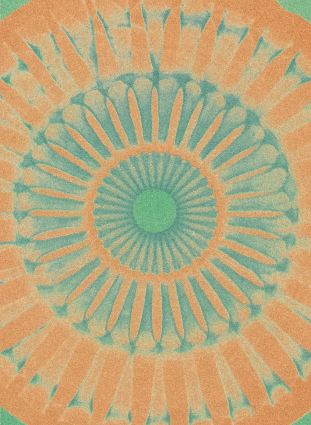 Tropical Bauhaus II - Mandala Print