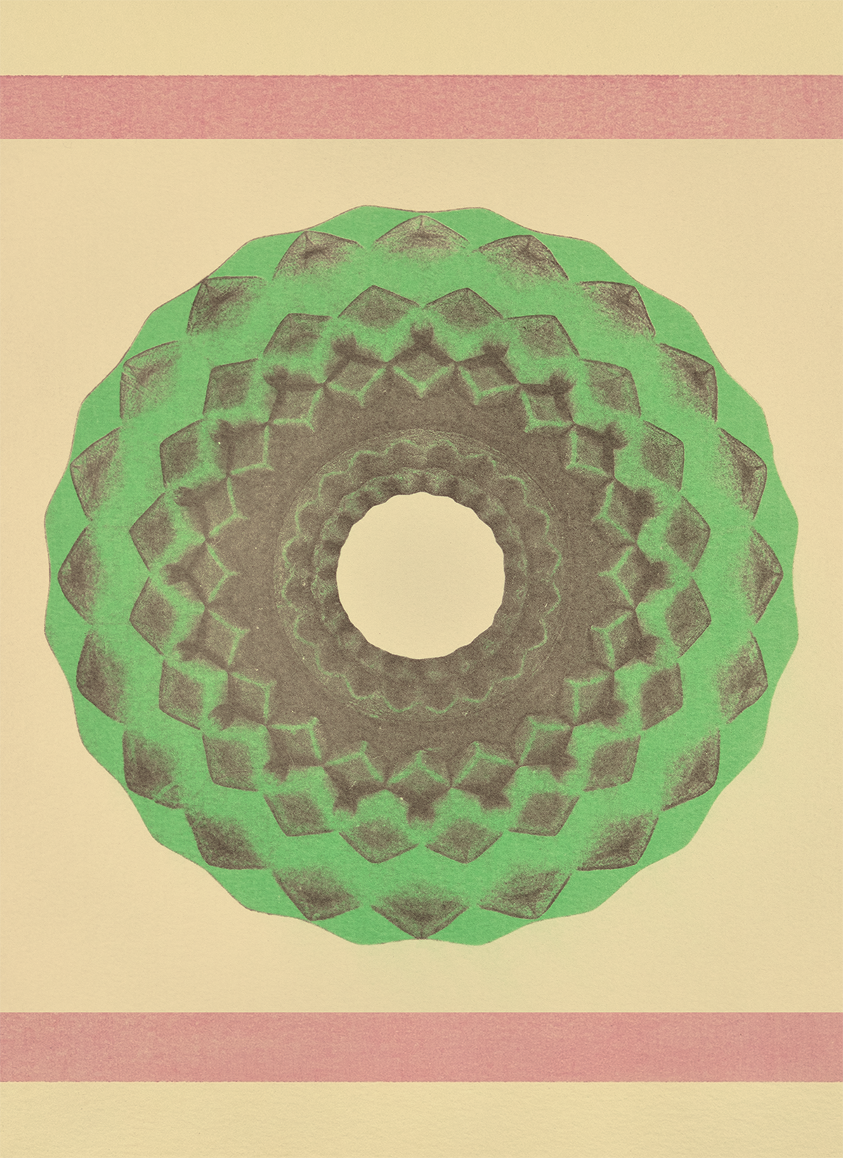 Tropical Bauhaus VIII - Mandala Print
