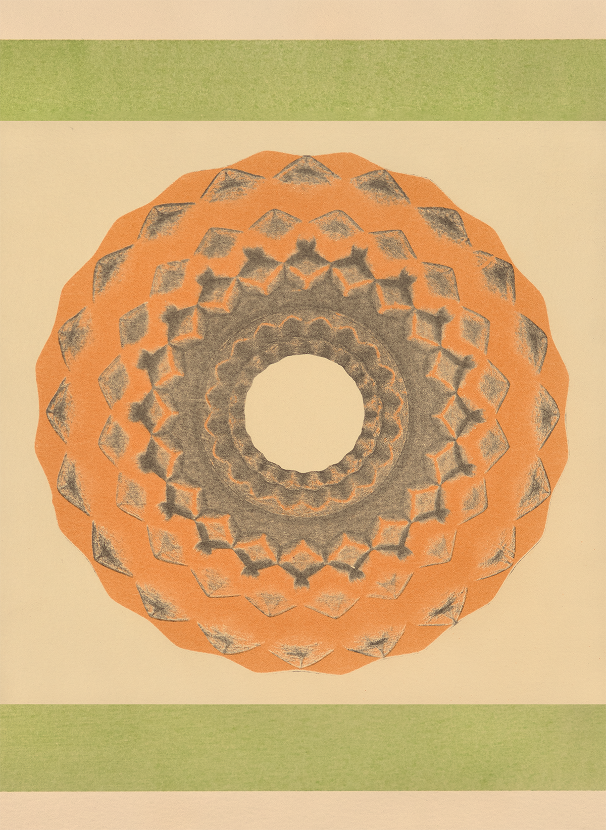 Tropical Bauhaus VII - Mandala Print