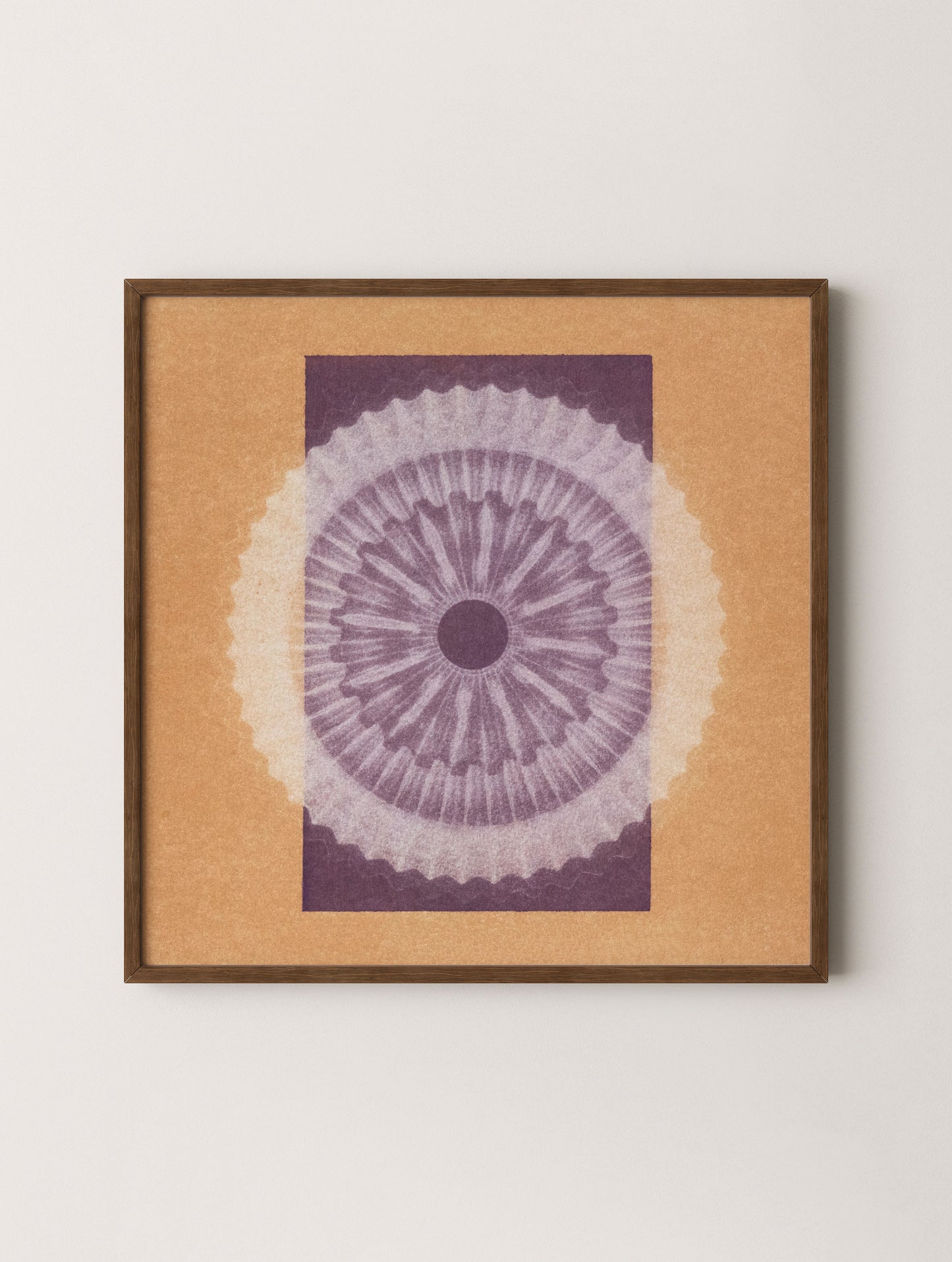 Dahab mandala wall art by Maxwell Marshall captures the essence of Egyptian coastal hues with meditative geometric design.