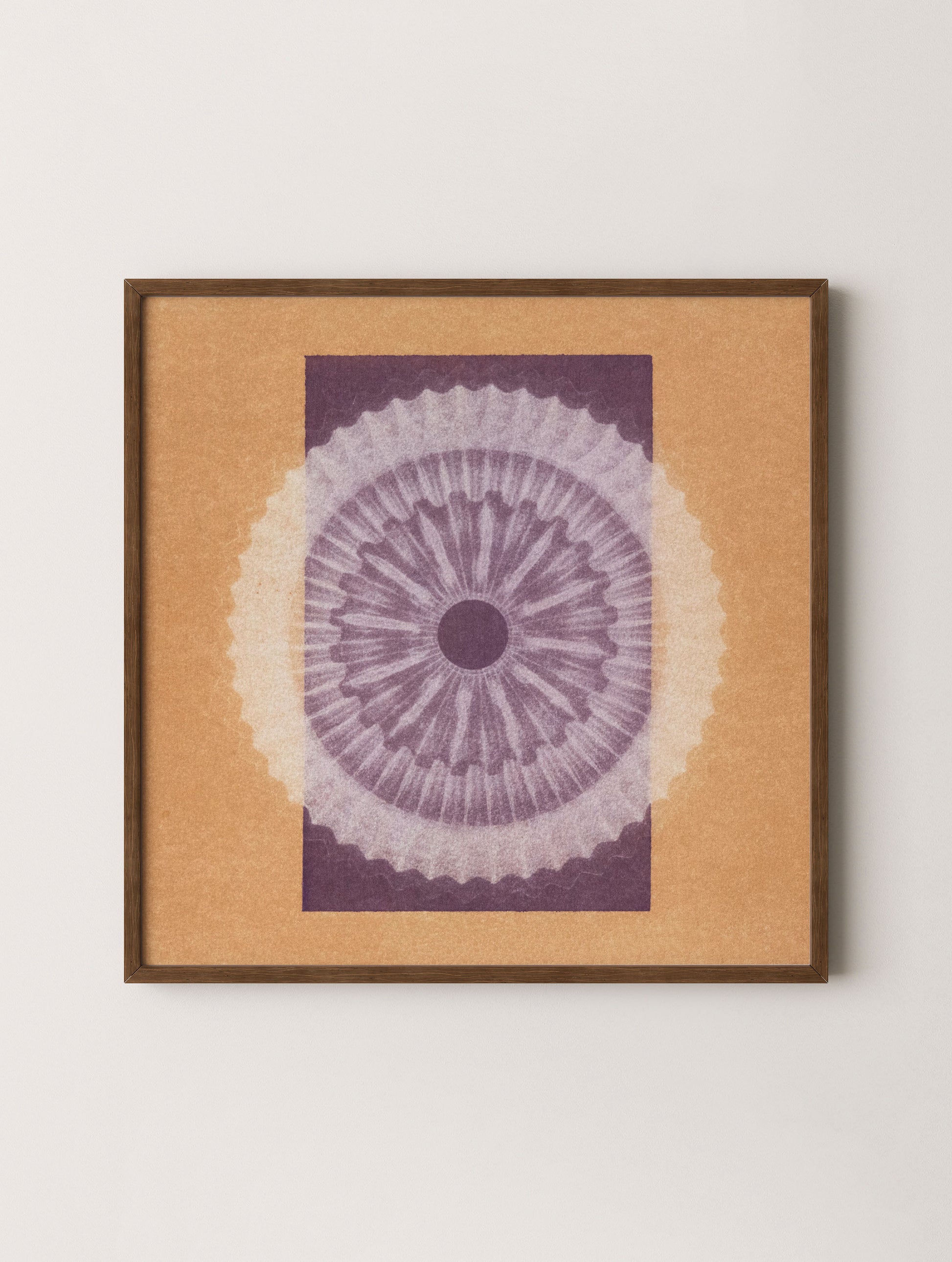 Dahab mandala wall art by Maxwell Marshall captures the essence of Egyptian coastal hues with meditative geometric design.