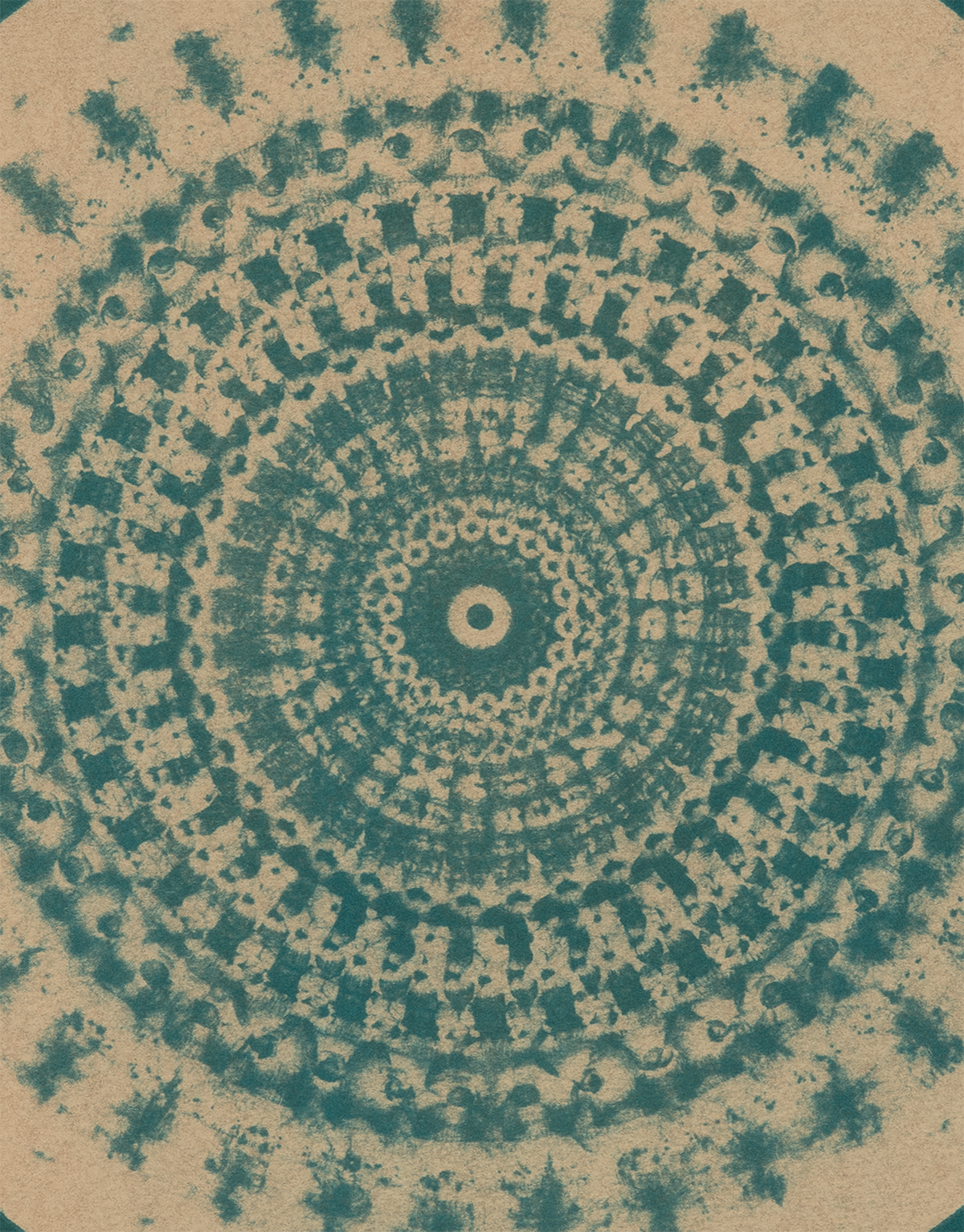 Desert Bauhaus II - Mandala Print