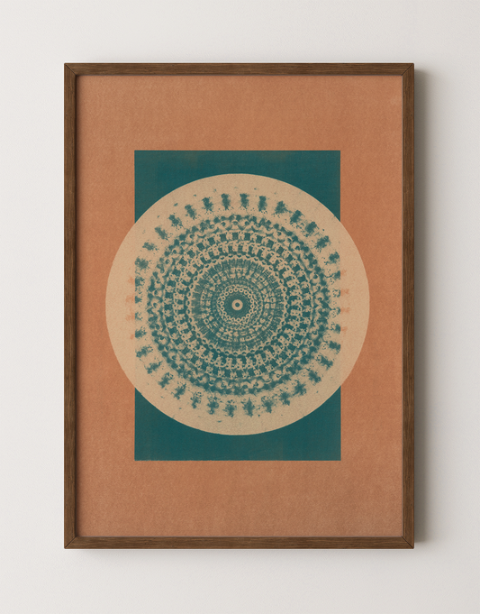 Desert Bauhaus II - Mandala Print