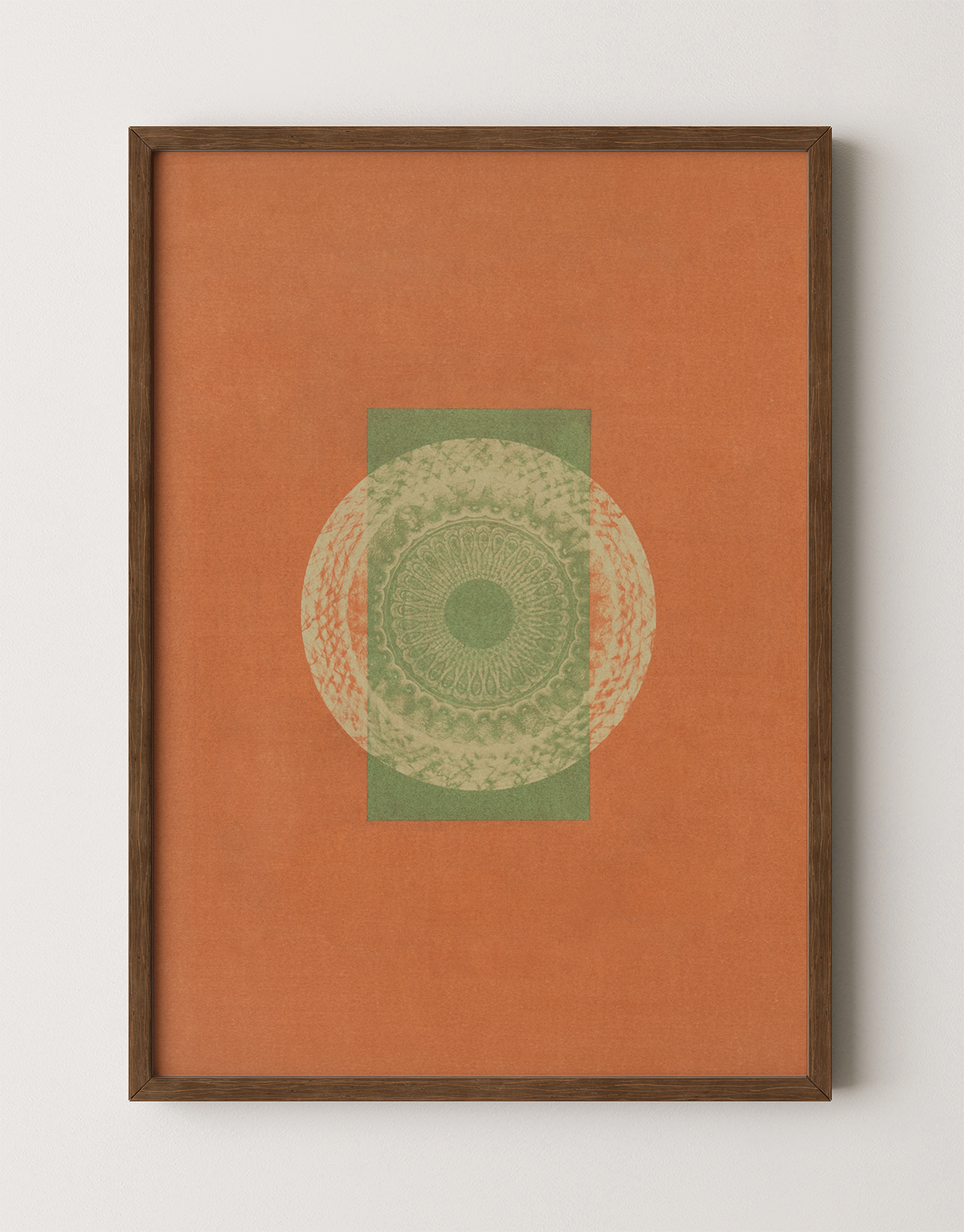 Desert Bauhaus IV - Mandala Print