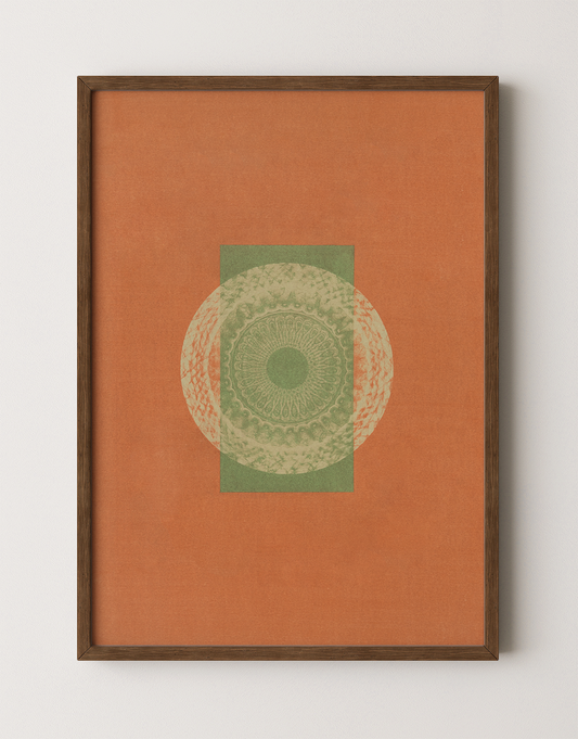 Desert Bauhaus IV - Mandala Print
