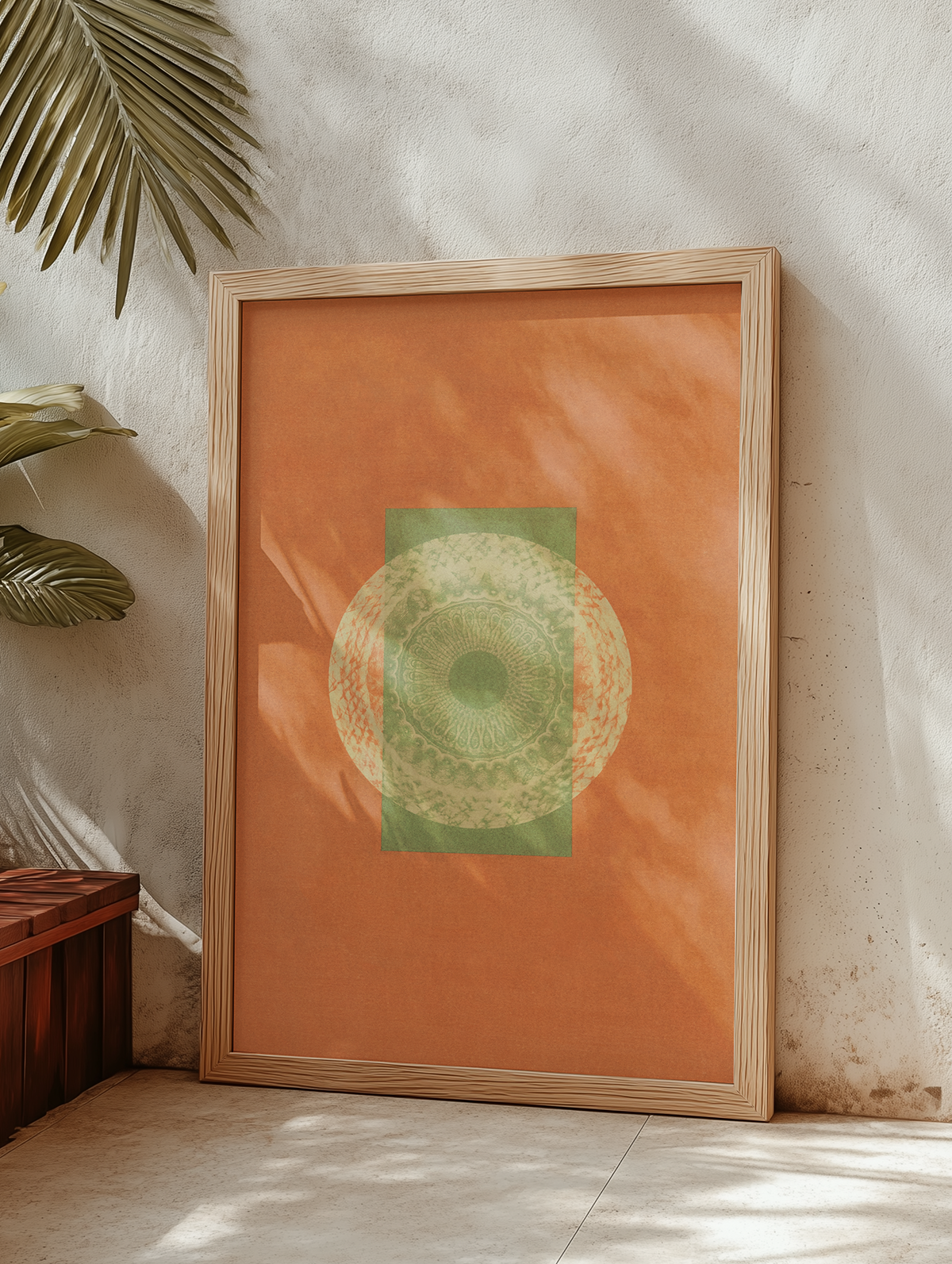 Desert Bauhaus IV - Mandala Print
