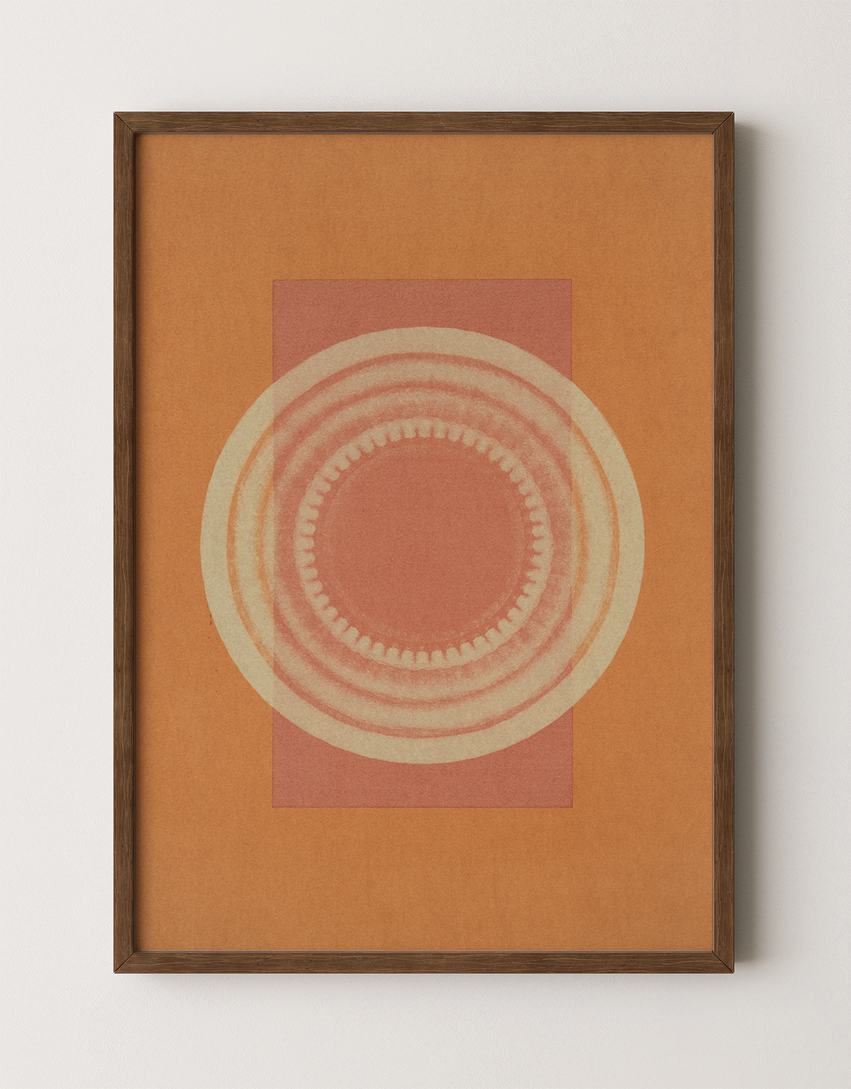 Desert Bauhaus IX - Mandala Print
