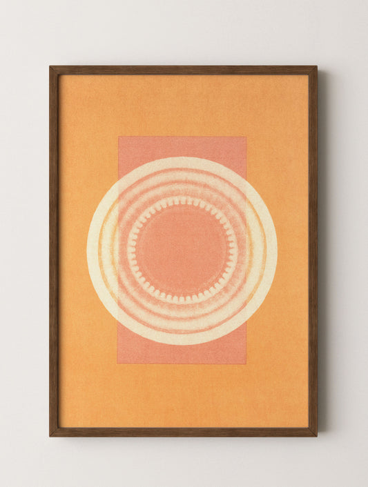 Desert Bauhaus IX - Mandala Wall Art