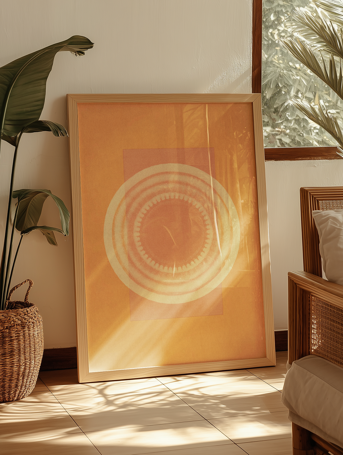 Desert Bauhaus IX - Mandala Print