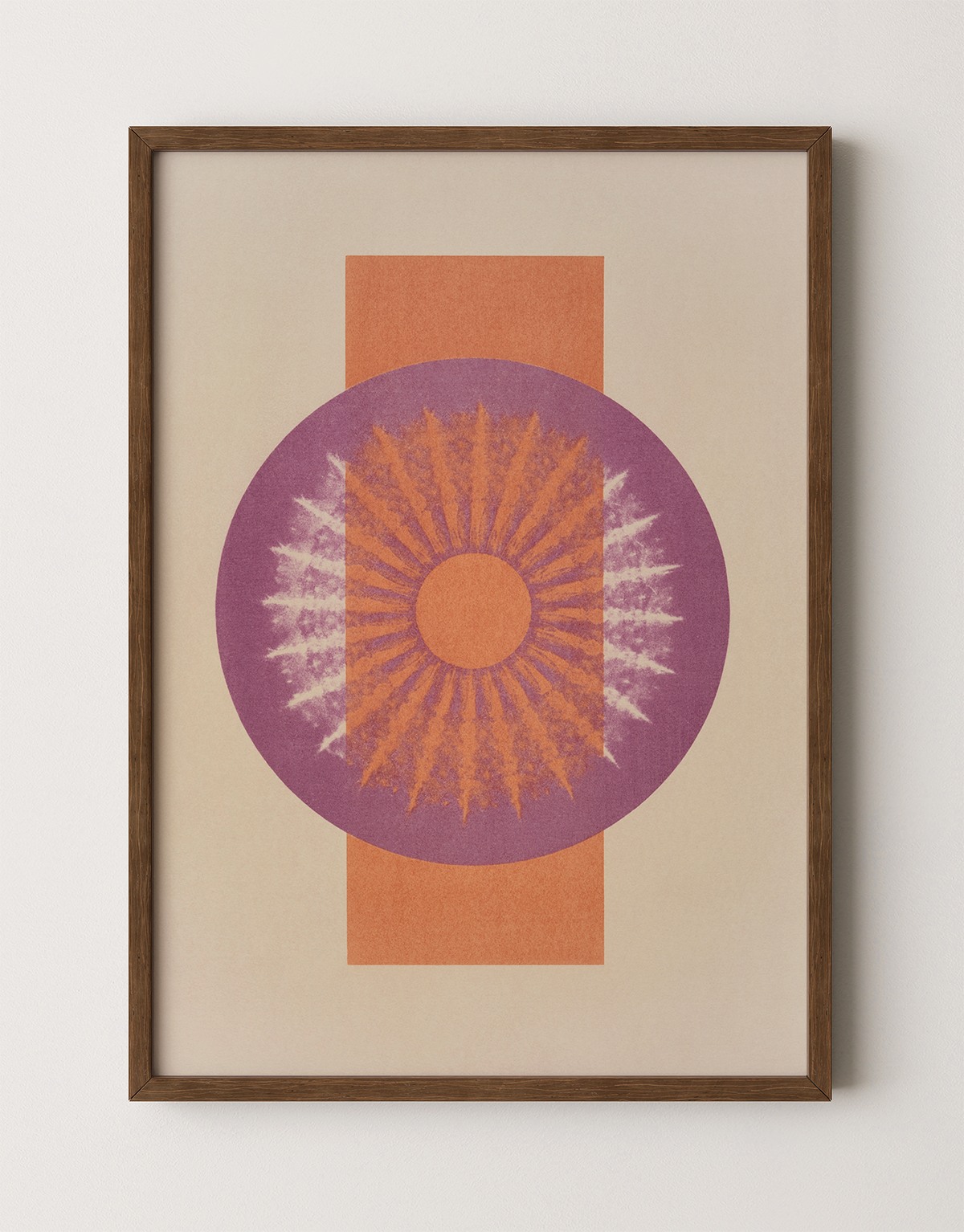 Desert Bauhaus I - Mandala Print