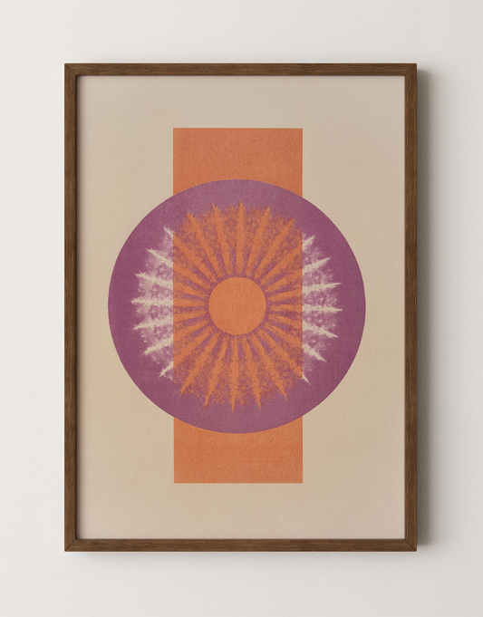 Desert Bauhaus I - Mandala Print
