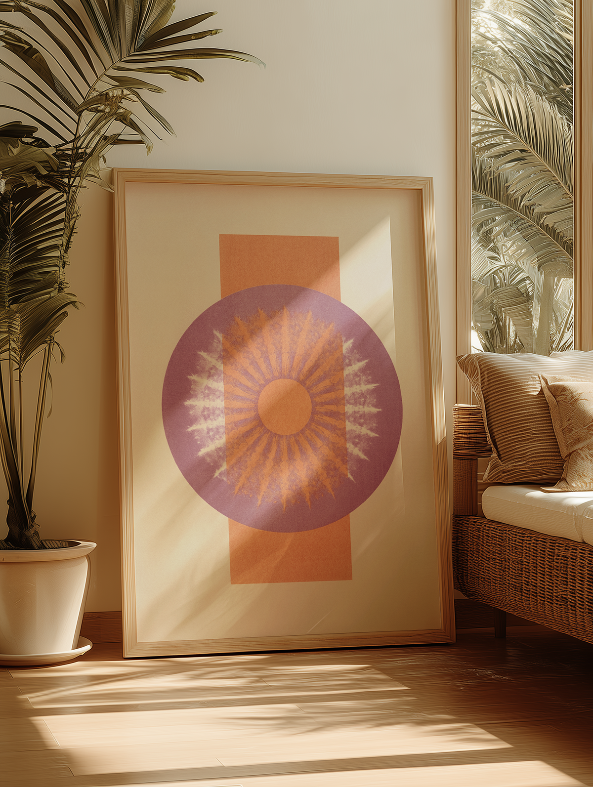 Desert Bauhaus I - Mandala Print