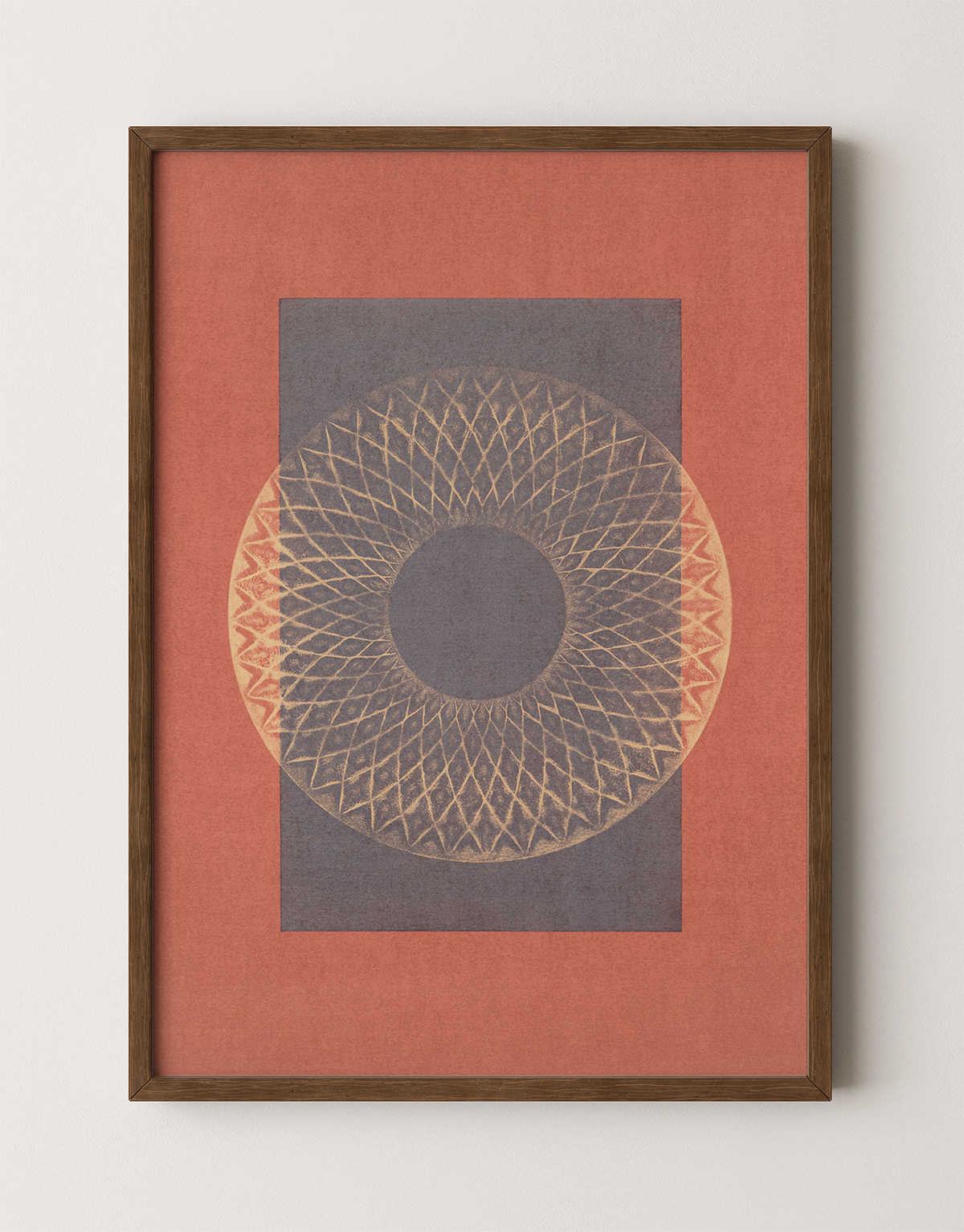 Desert Bauhaus VI - Mandala Print