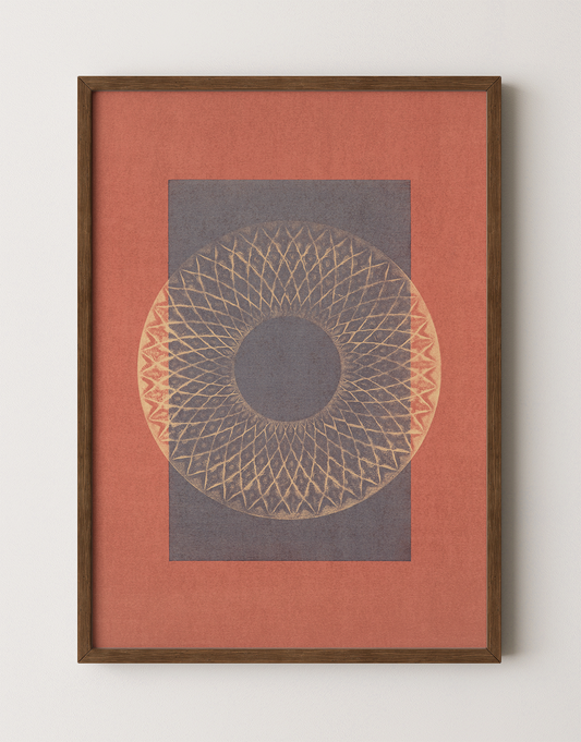 Desert Bauhaus VI - Mandala Print