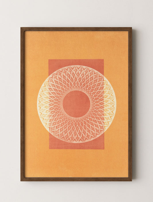 Desert Bauhaus V - Mandala Wall Art