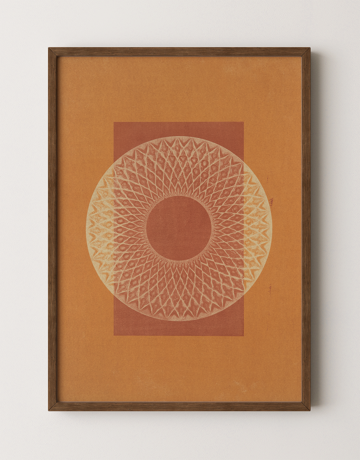 Desert Bauhaus V - Mandala Print