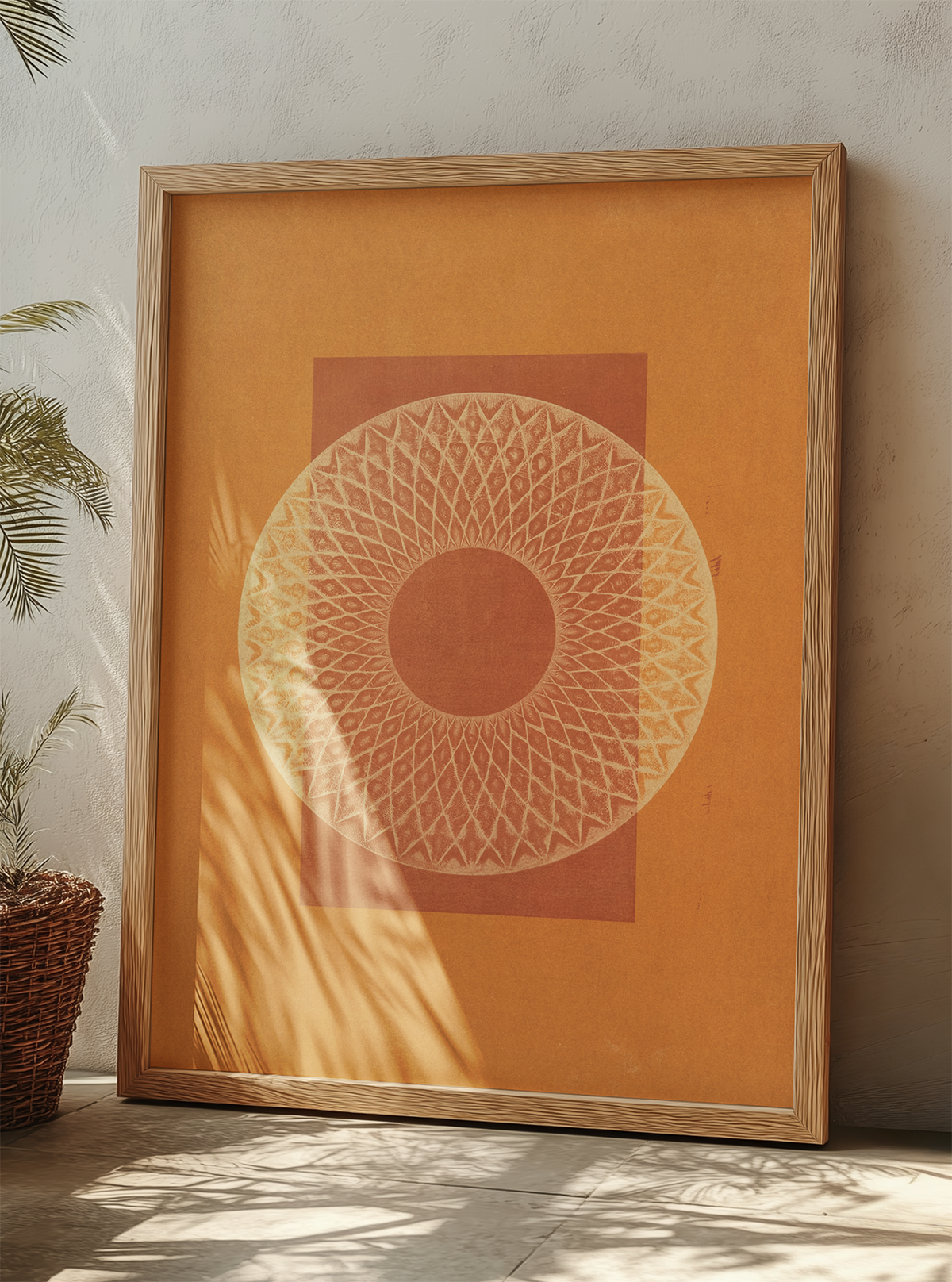 Desert Bauhaus V - Mandala Print
