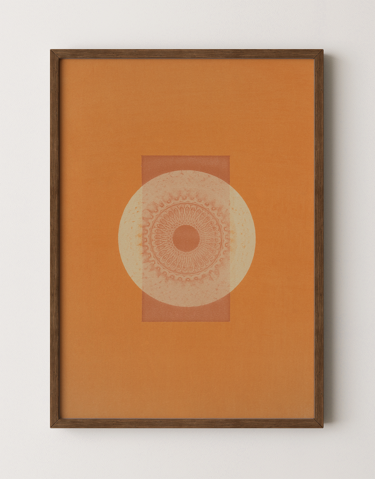Desert Bauhaus XII - Mandala Print