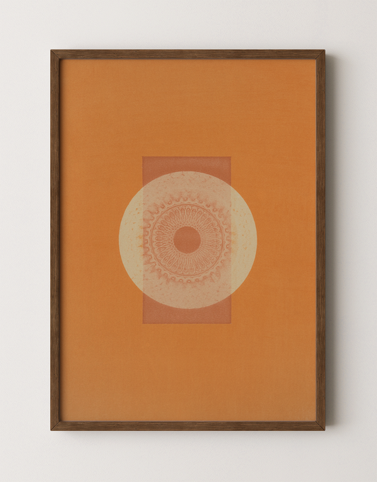 Desert Bauhaus XII - Mandala Print
