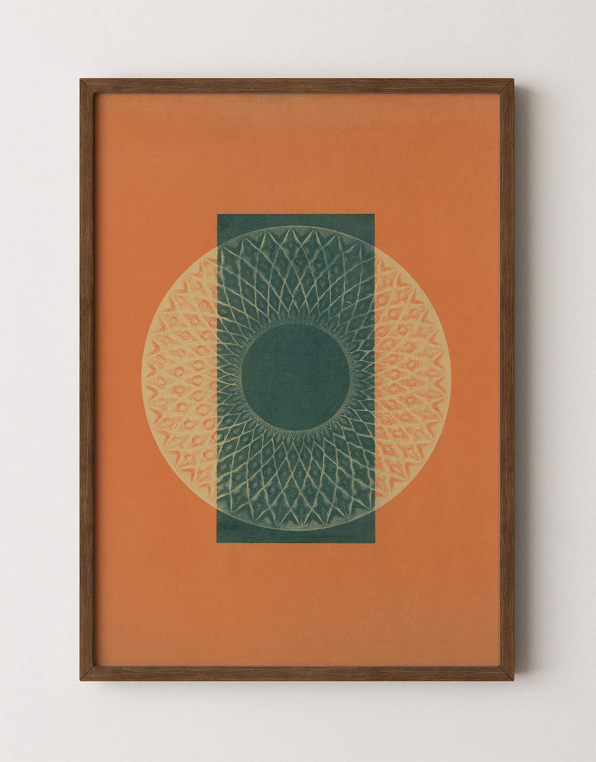 Desert Bauhaus XIV - Mandala Print