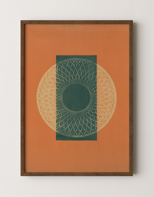 Desert Bauhaus XIV - Mandala Print