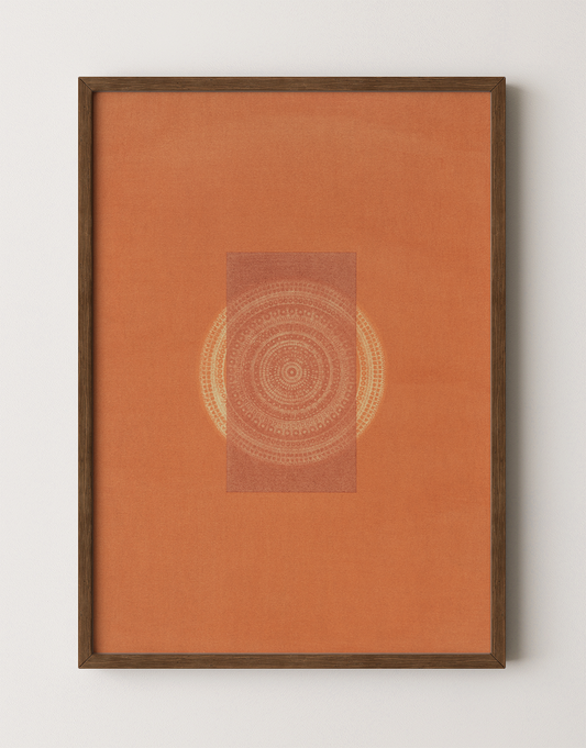 Desert Bauhaus XIX - Mandala Print