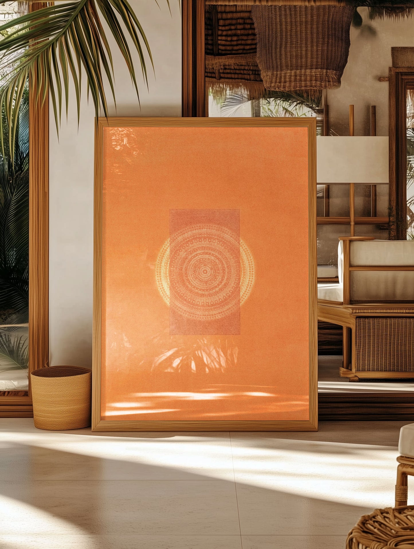 Desert Bauhaus XIX - Mandala Wall Art