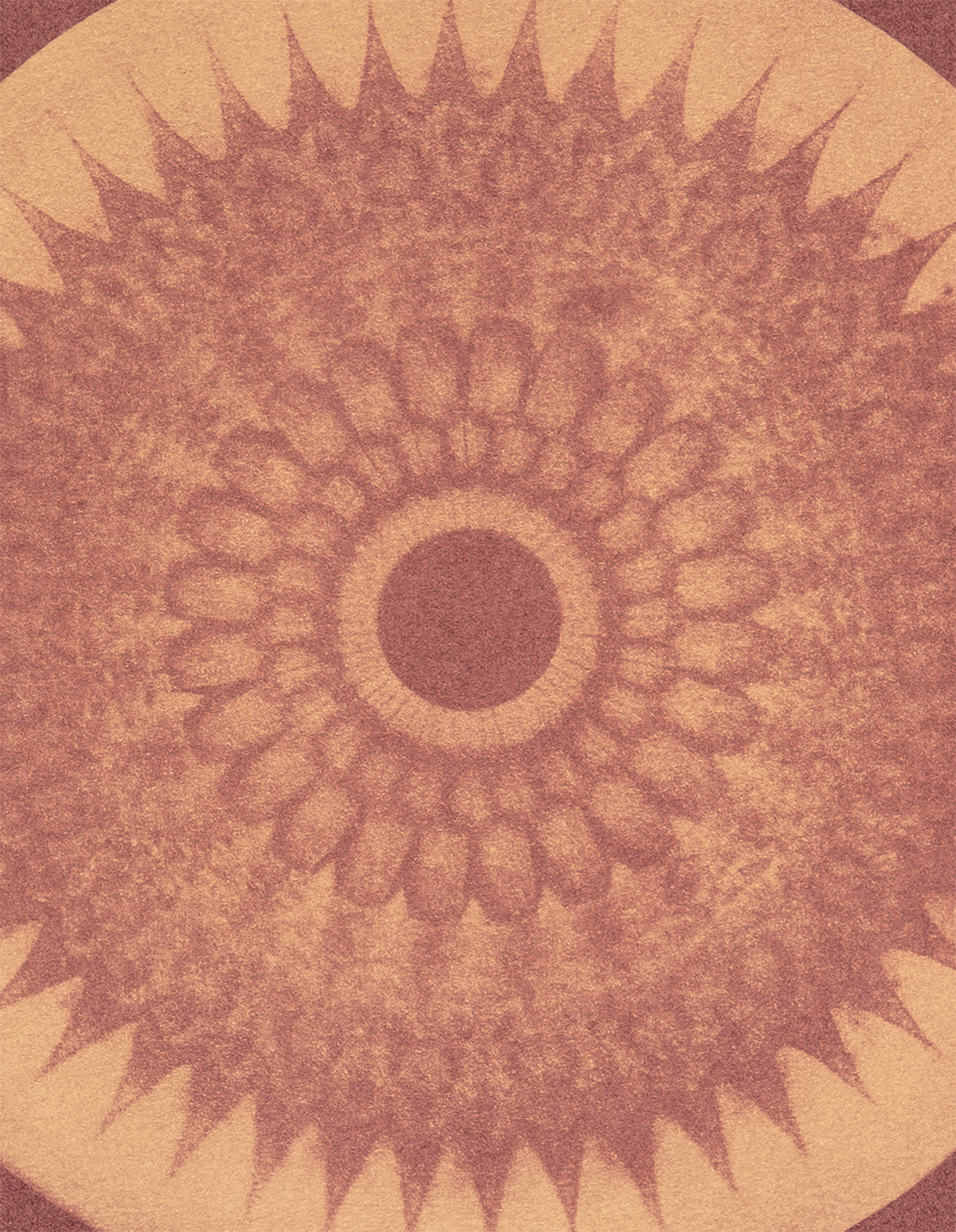 Desert Bauhaus XVII - Mandala Print
