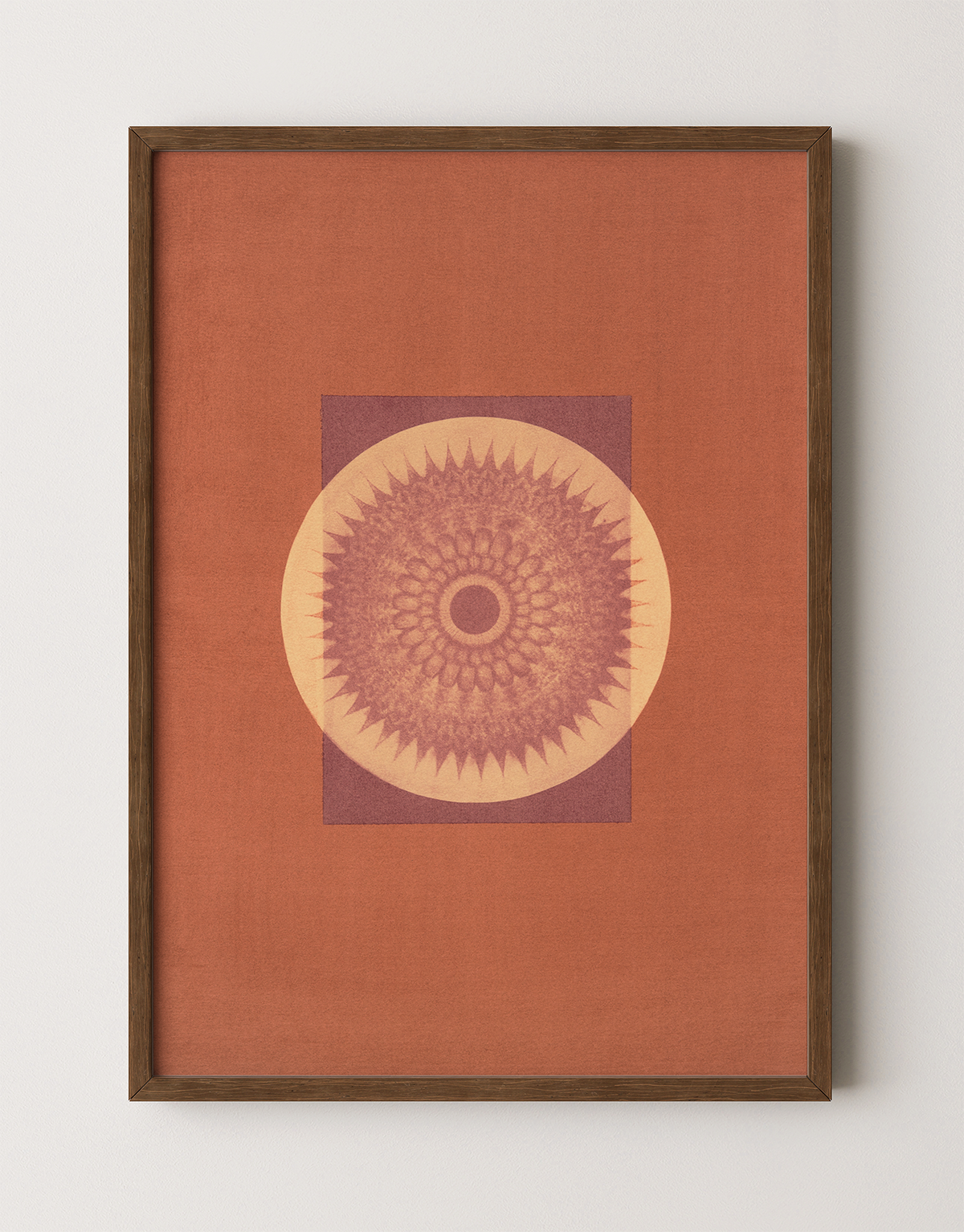 Desert Bauhaus XVII - Mandala Print