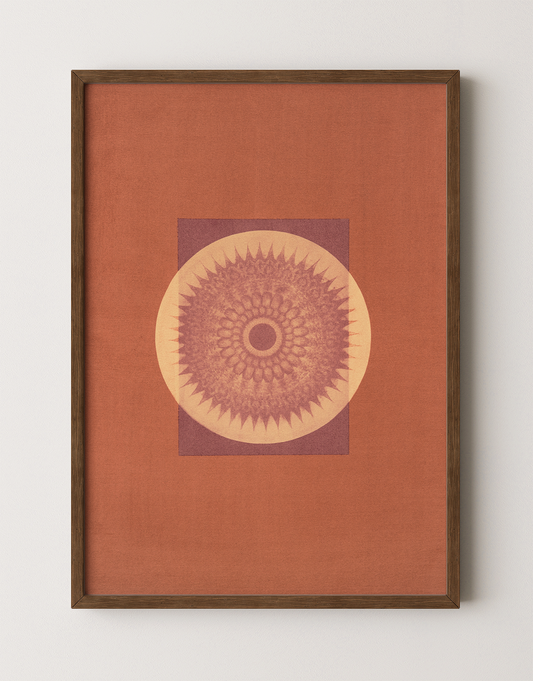 Desert Bauhaus XVII - Mandala Print