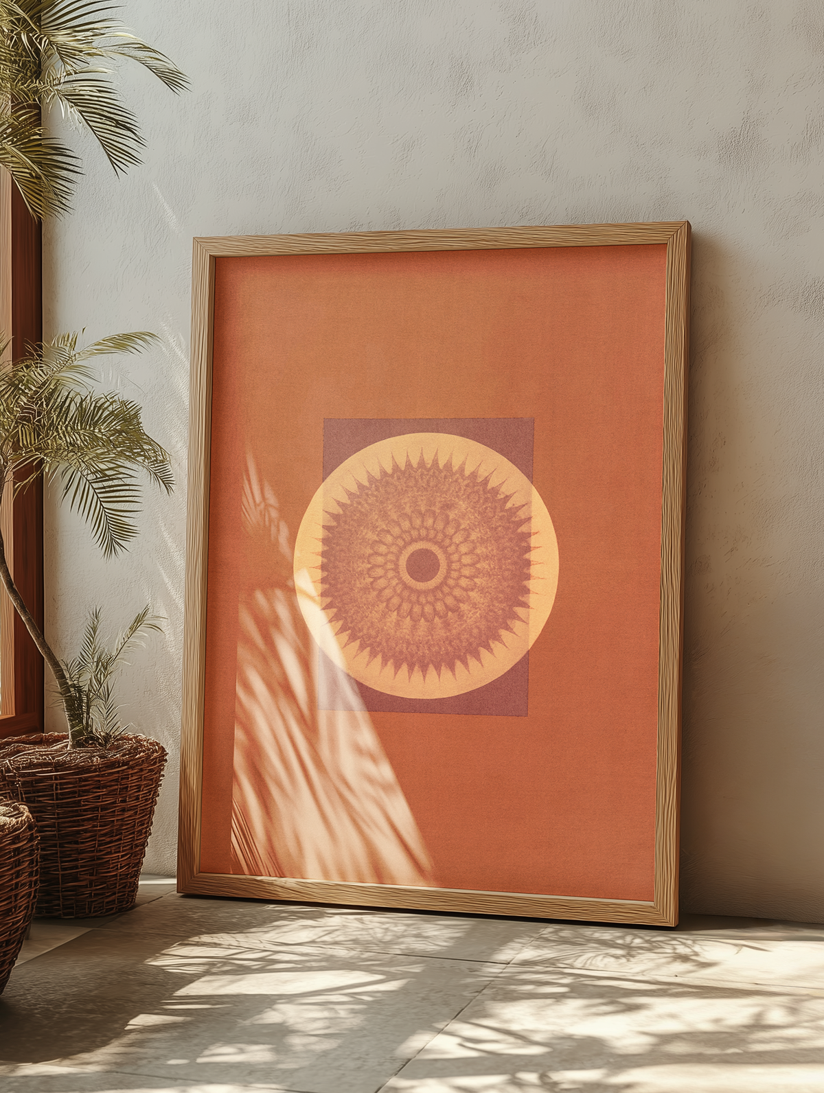 Desert Bauhaus XVII - Mandala Print