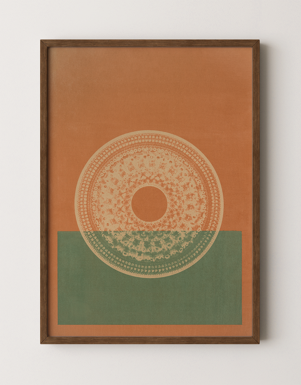 Desert Bauhaus XVI - Mandala Print