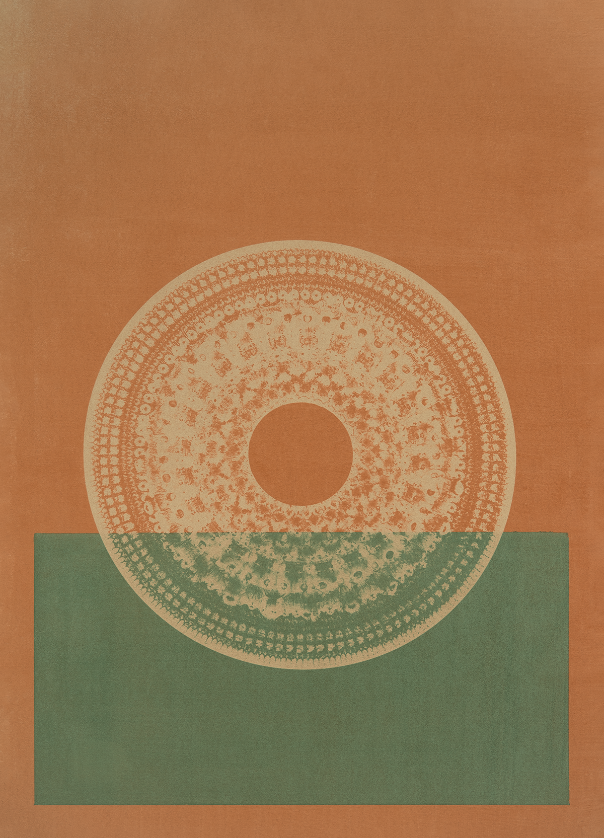 Desert Bauhaus XVI - Mandala Print