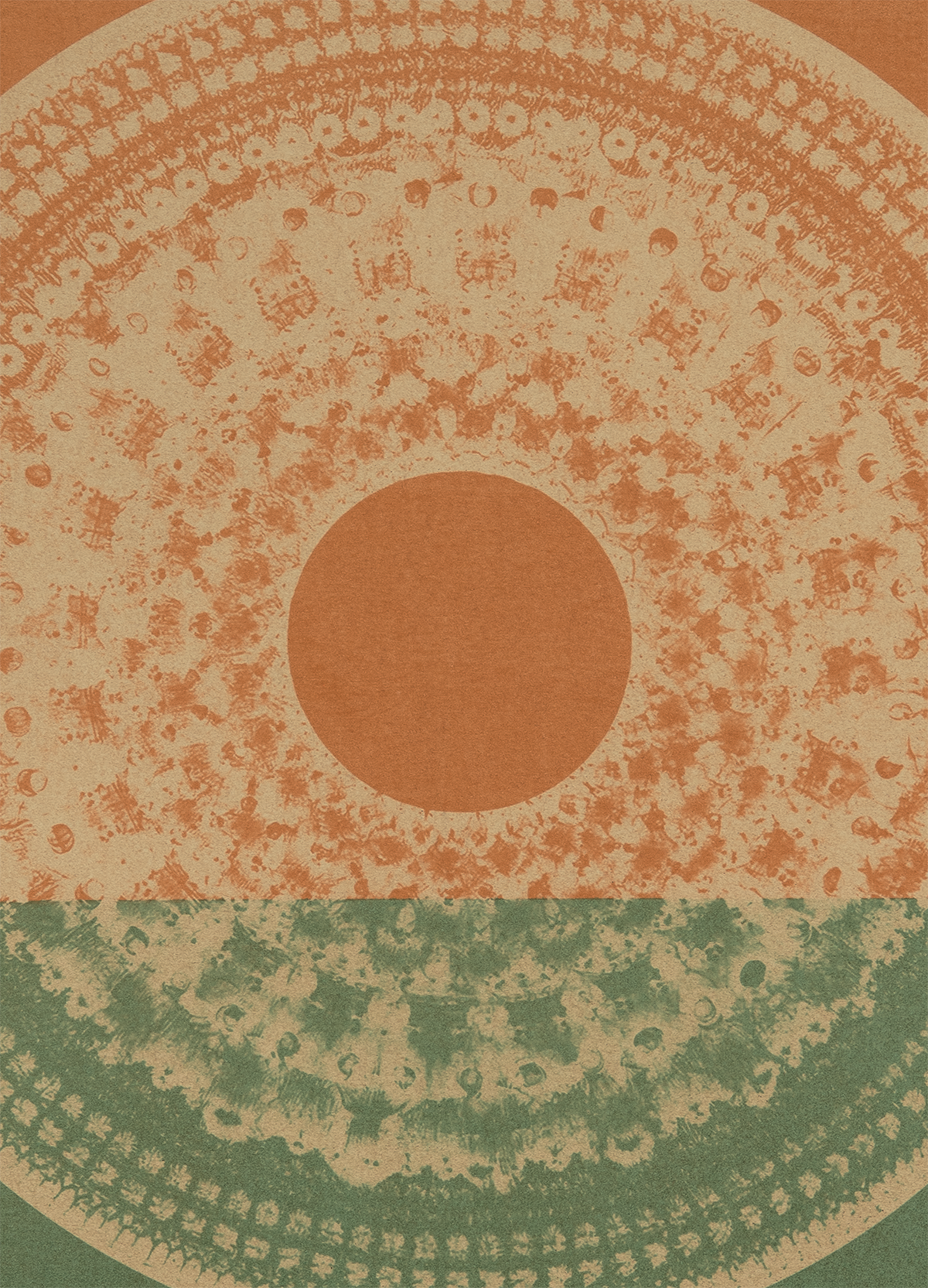 Desert Bauhaus XVI - Mandala Print