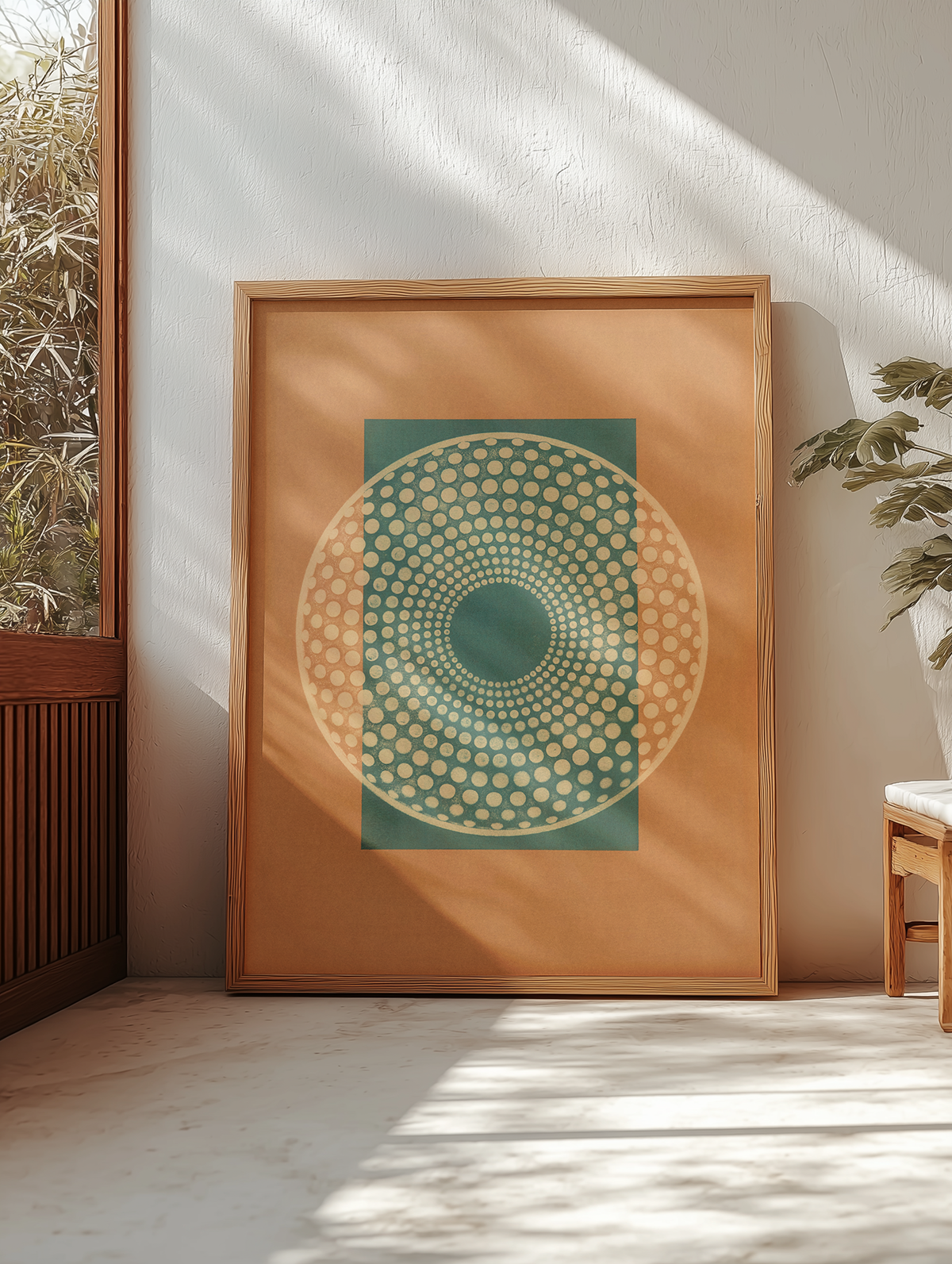 Desert Bauhaus XV - Mandala Print