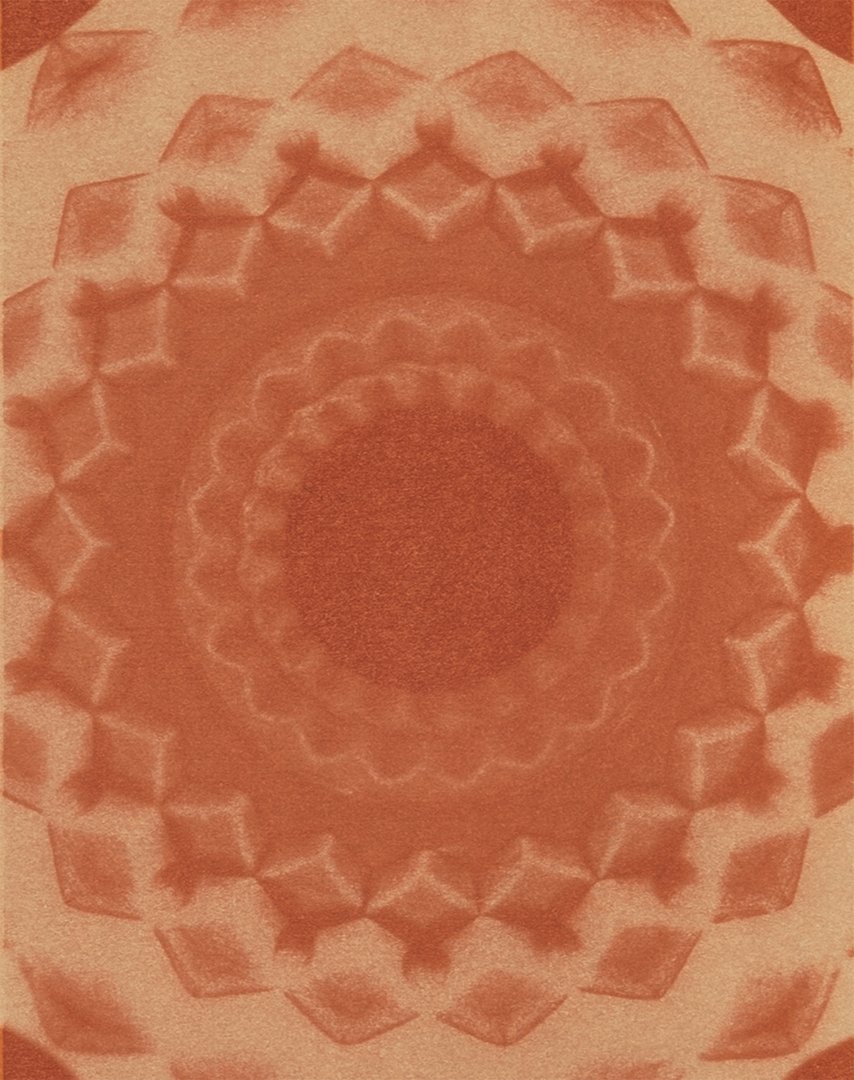 Desert Bauhaus XXI - Mandala Print