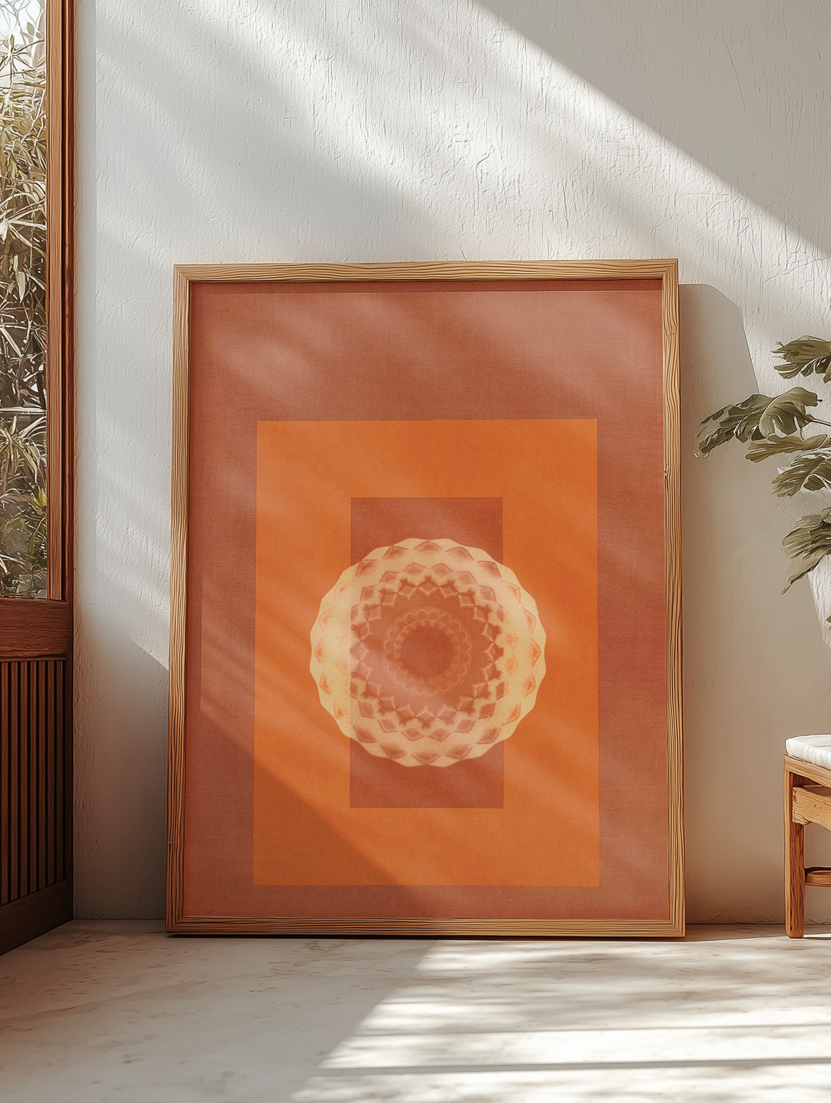 Desert Bauhaus XXI - Mandala Print