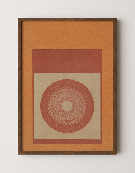 Desert Bauhaus XX - Mandala Print
