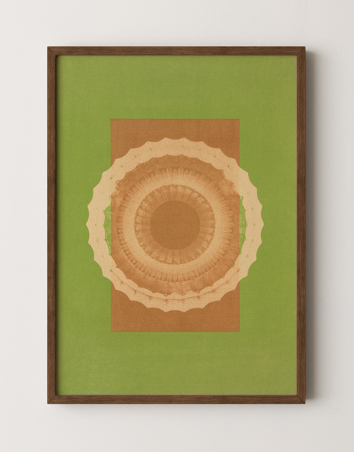 Desert Bauhaus X - Mandala Print