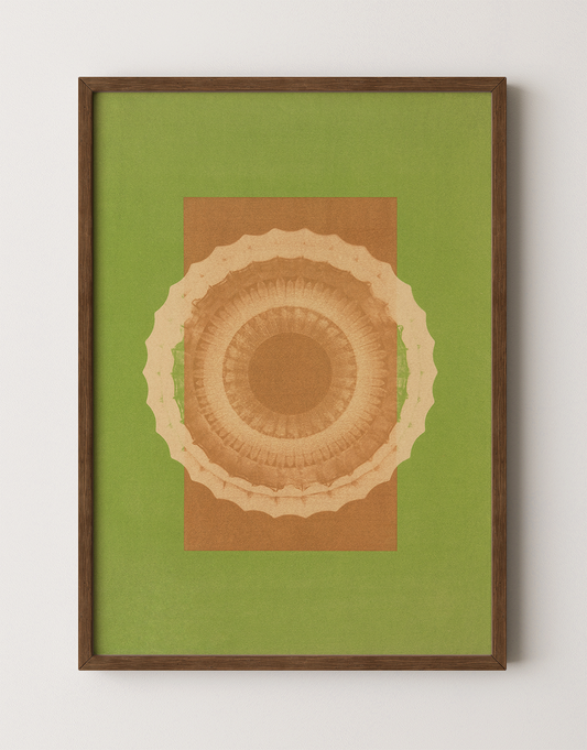 Desert Bauhaus X - Mandala Print