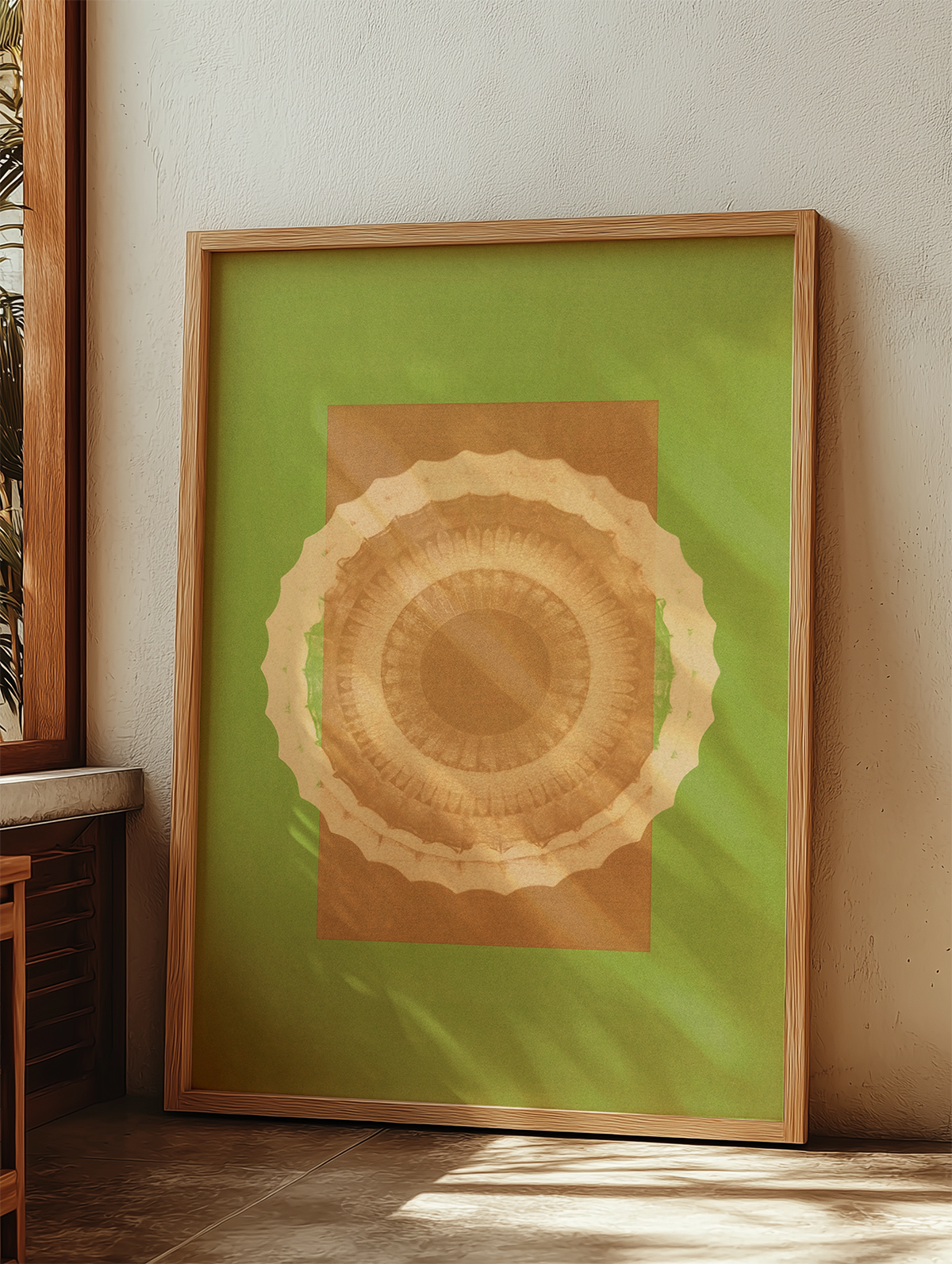Desert Bauhaus X - Mandala Print