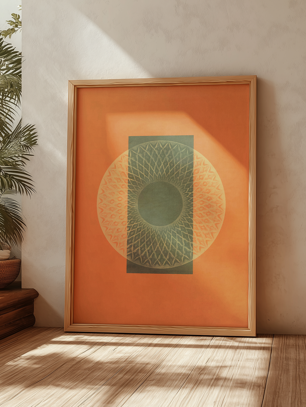 Desert Bauhaus XIV - Mandala Print