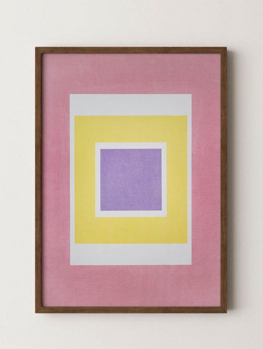 Tropical Bauhaus III - Color Field Print