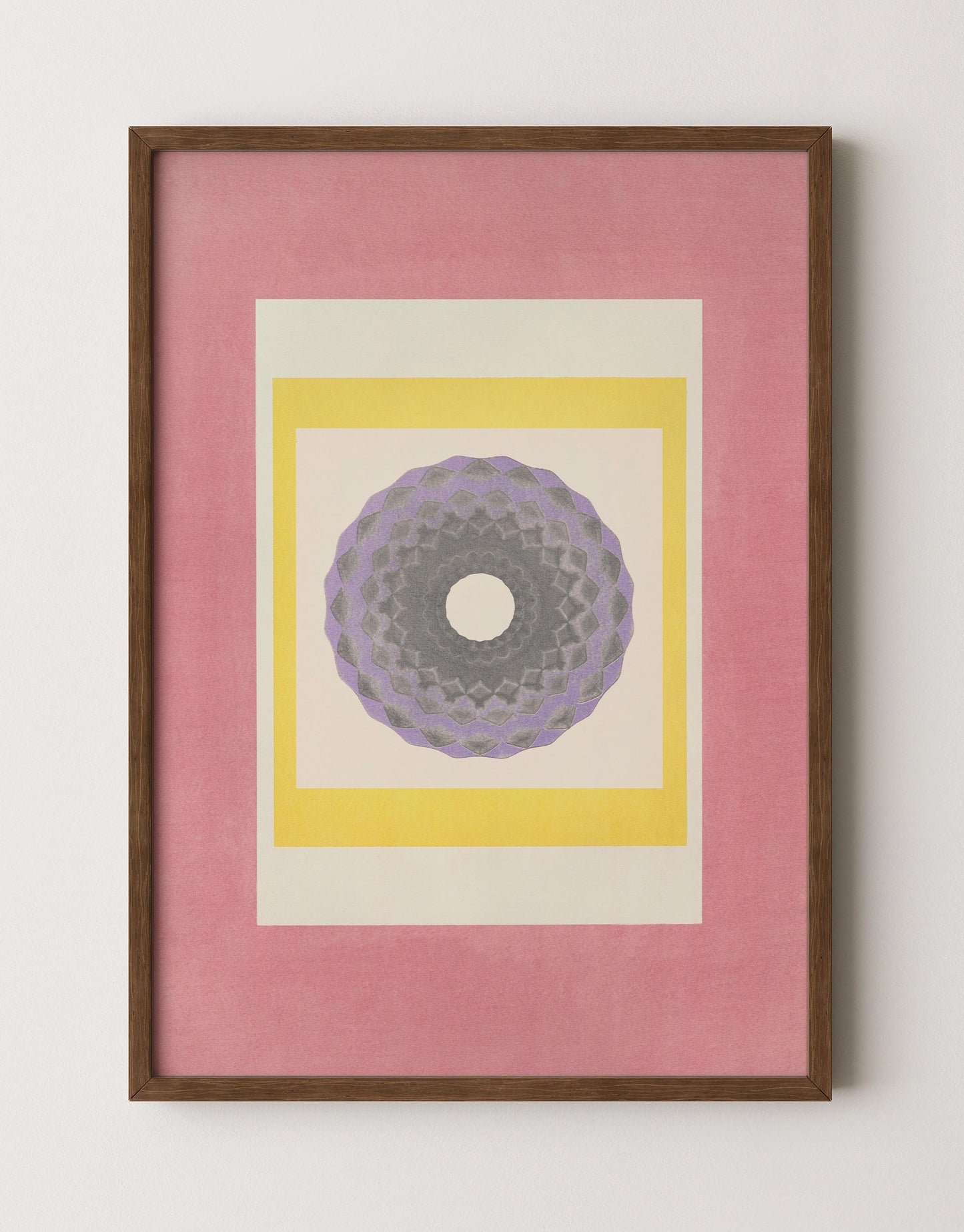 Tropical Bauhaus III - Mandala Print