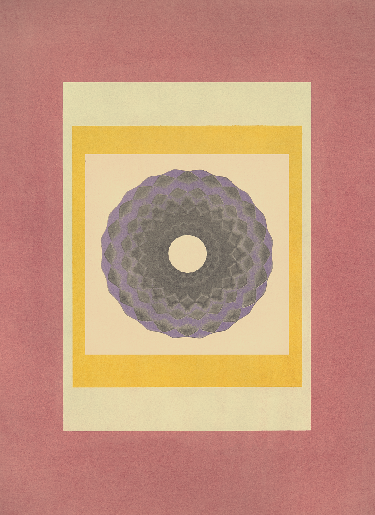 Tropical Bauhaus III - Mandala Print