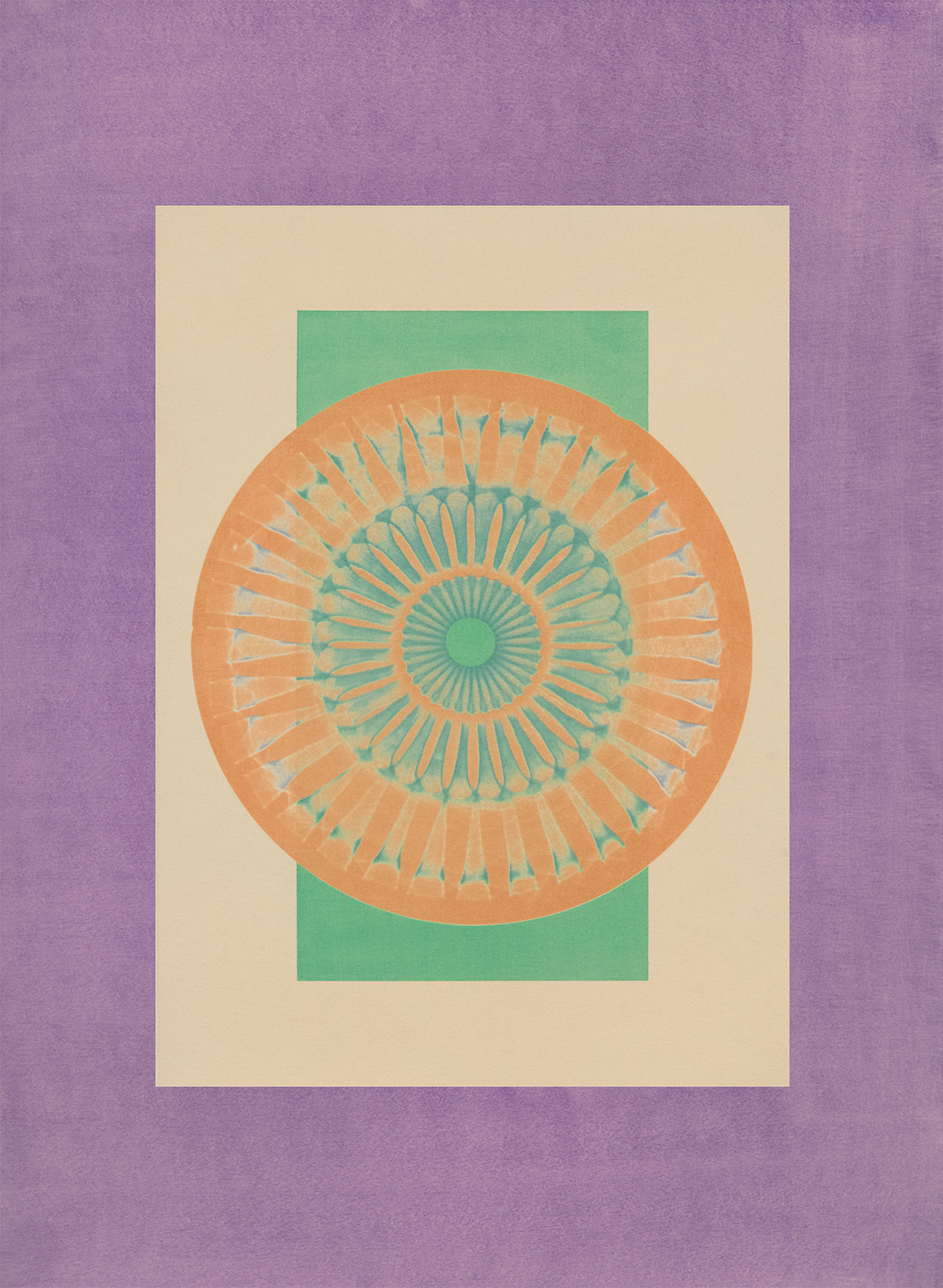 Tropical Bauhaus II - Mandala Print