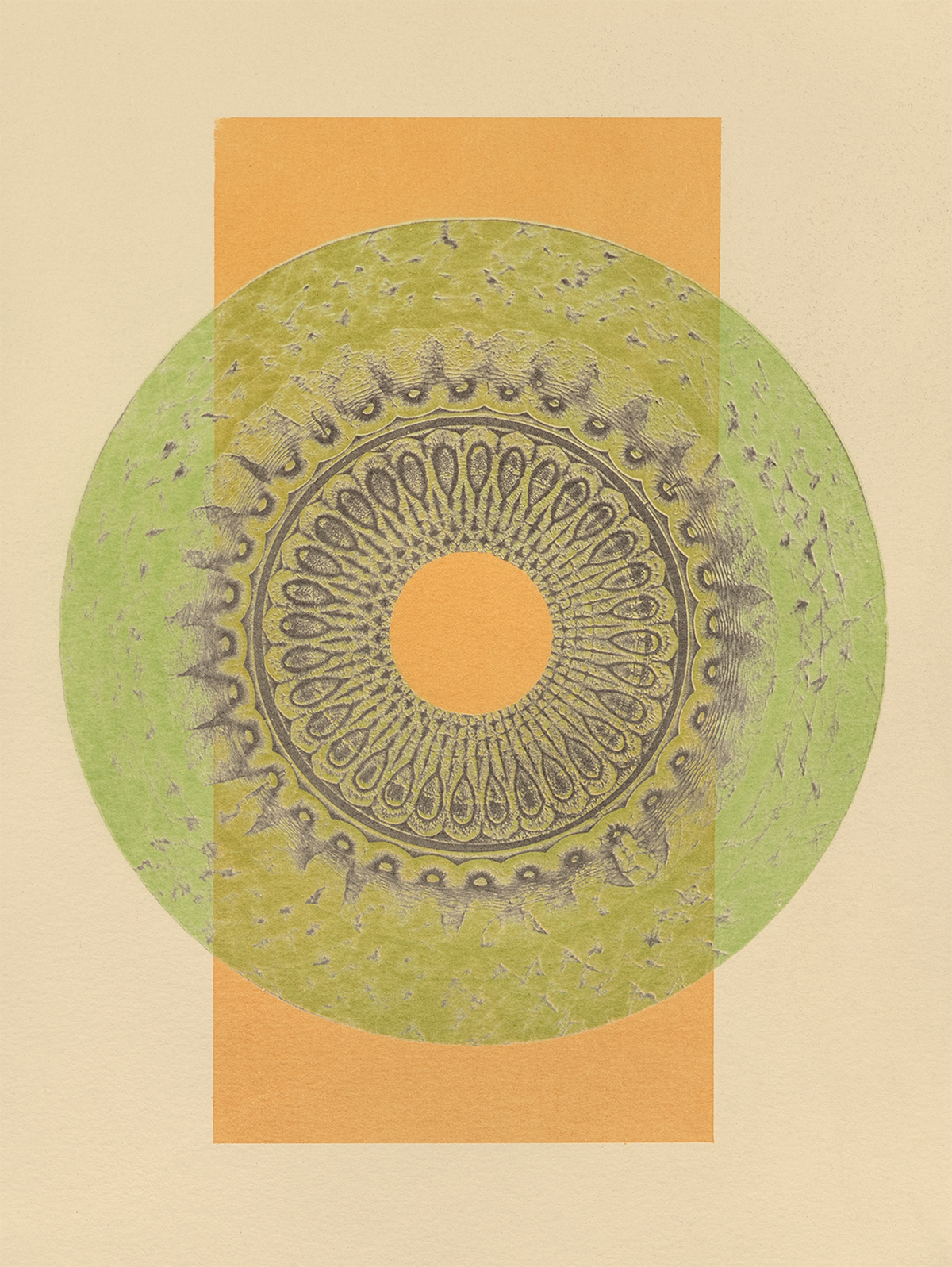 Tropical Bauhaus IV - Mandala Print
