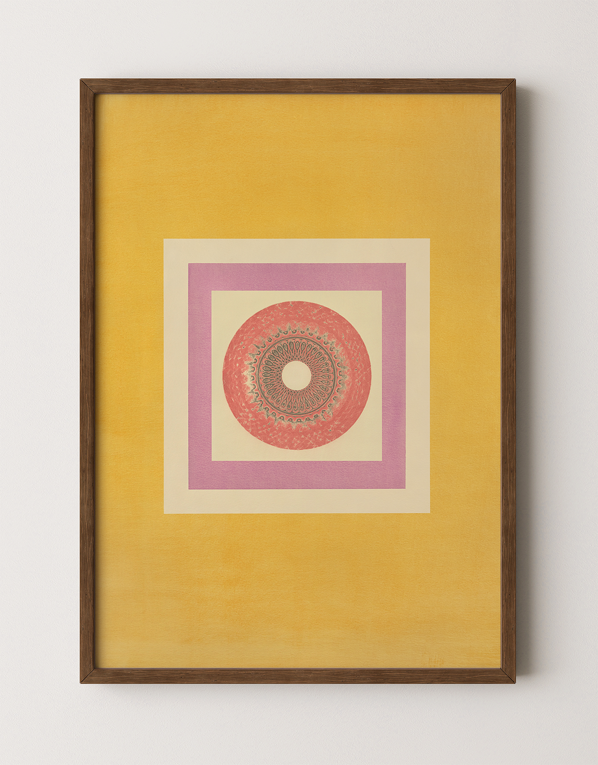 Tropical Bauhaus IX - Mandala Print